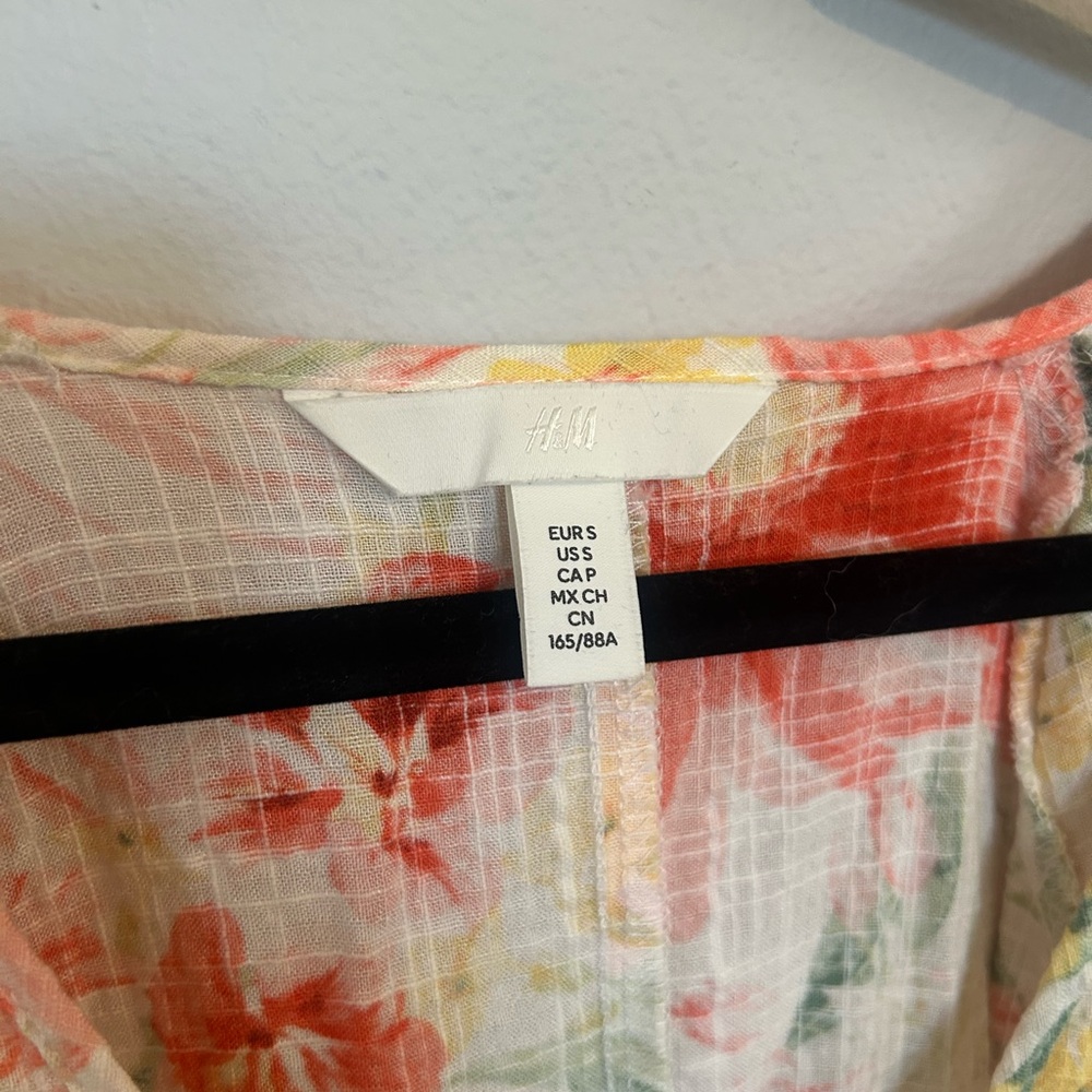 H&M Floral Dress - Red, Green, Yellow - Picture 4 of 5